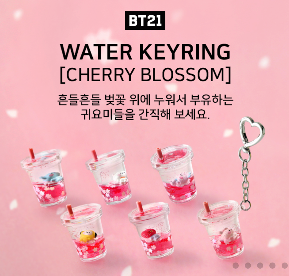 Cherry Blossom Water Keyring 