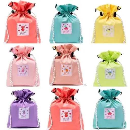 Fruit Drawstring shoulder bag with strap