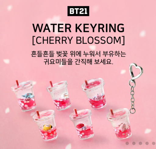Cherry Blossom Water Keyring 