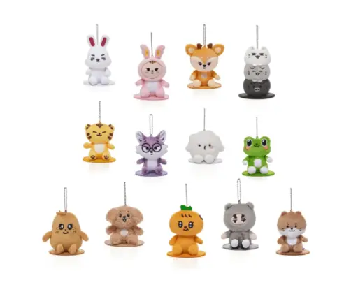 Miniteen magnet plushie keyring 